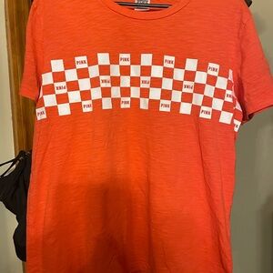 Victoria's Secret PINK Coral Crewneck Tee